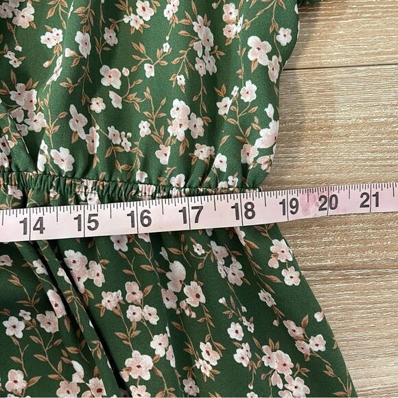 Inspired Hearts Floral Green Dress Size 3X - Picture 10 of 11